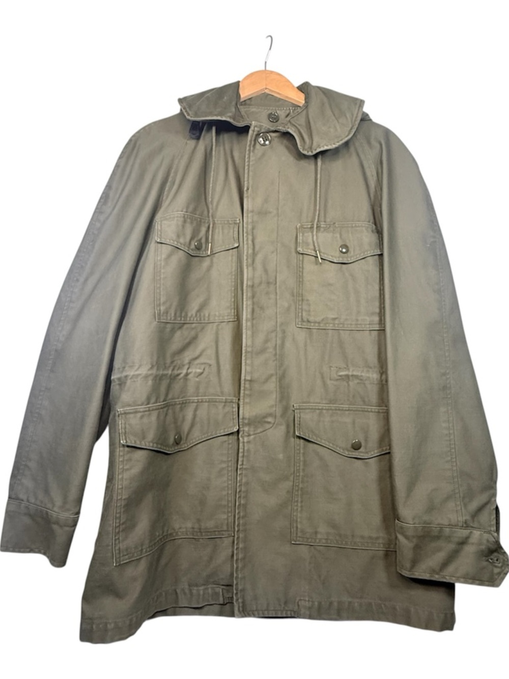 RARE 1965 Vintage USAF Field Jacket | John Ownbey | OG-107 Sateen | Small Long
